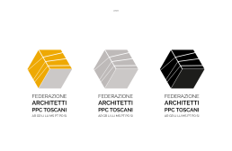 Logo verticale architetti toscani varianti
